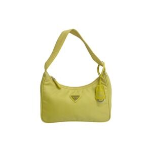 PRADA Re Edition Handbag One Shoulder Hobo Bag Triangle Logo Yellow